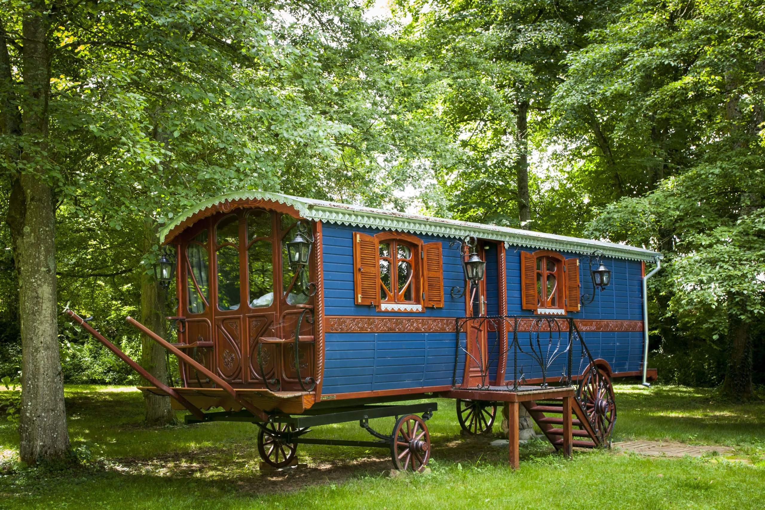 Roulotte · La Source Bleue · Hotel de Charme Insolite Haute-Marne